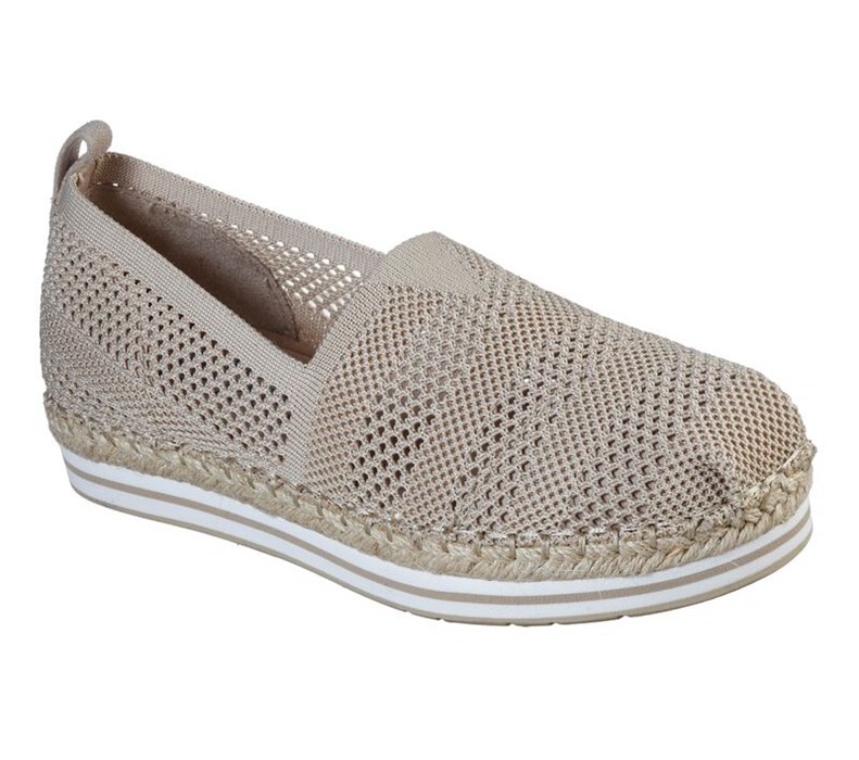 Skechers Dam Beige Platta Skor - Bobs Breeze - Bird Song - Sverige (HXKDF-1862)